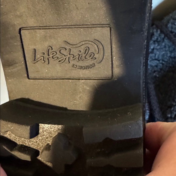 Life Stride Black and Gray Winter Boots Sz 7M - Picture 6 of 8